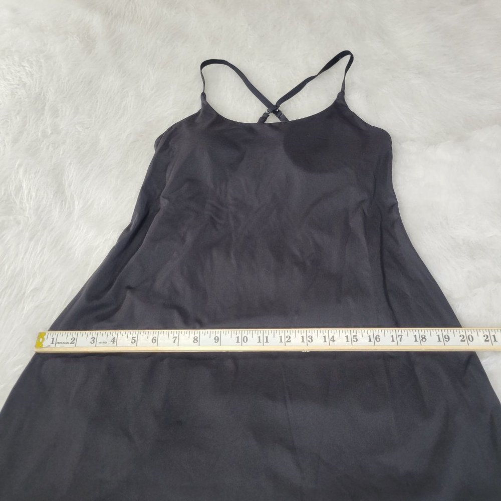Iuga Black Lined Athletic Racerback Tennis Dress w/ Shorts & Bra Small - Picture 7 of 13
